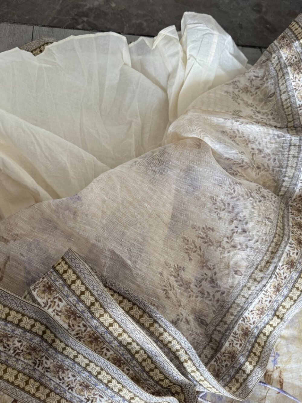 Zimmermann Cream and Lavender Floral Maxi Dress - Picture 8 of 14